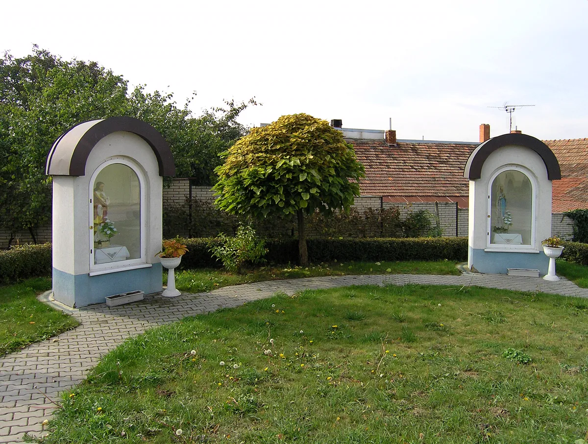 Chaples in the south part of Terezín village, Czech Republic (Moravia)